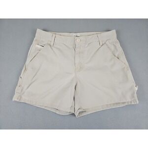 Calvin Klein Women's Size 5 Khaki Off White Carpenter Shorts Juniors